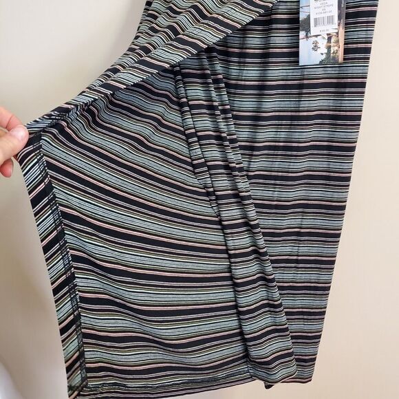 NEW Kavu Veda Striped Pencil Skirt Womens Size XS Wrap Midi Length Stretch Rayon - Picture 8 of 8